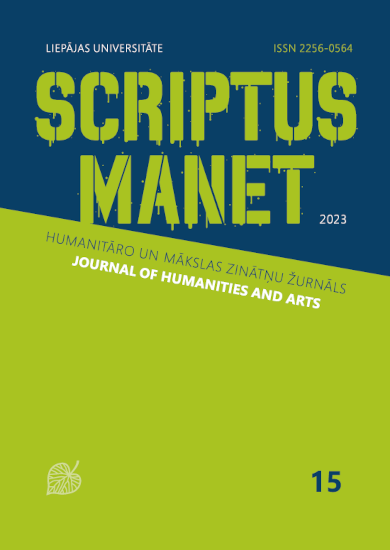 Scriptus Manet. 2023. Nr. 15